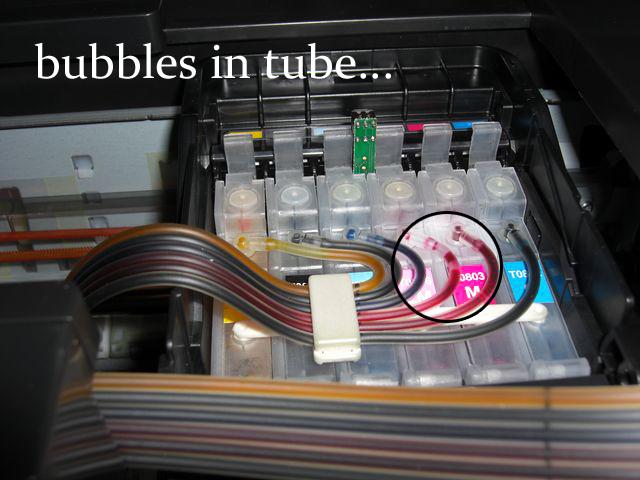 Problem With Bubbles In Tubesciss Printerknowledge Laser 3d Inkjet Printer Help 6705