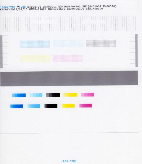 i960 nozzle check/ print head alignment colors differ | Page 2 ...